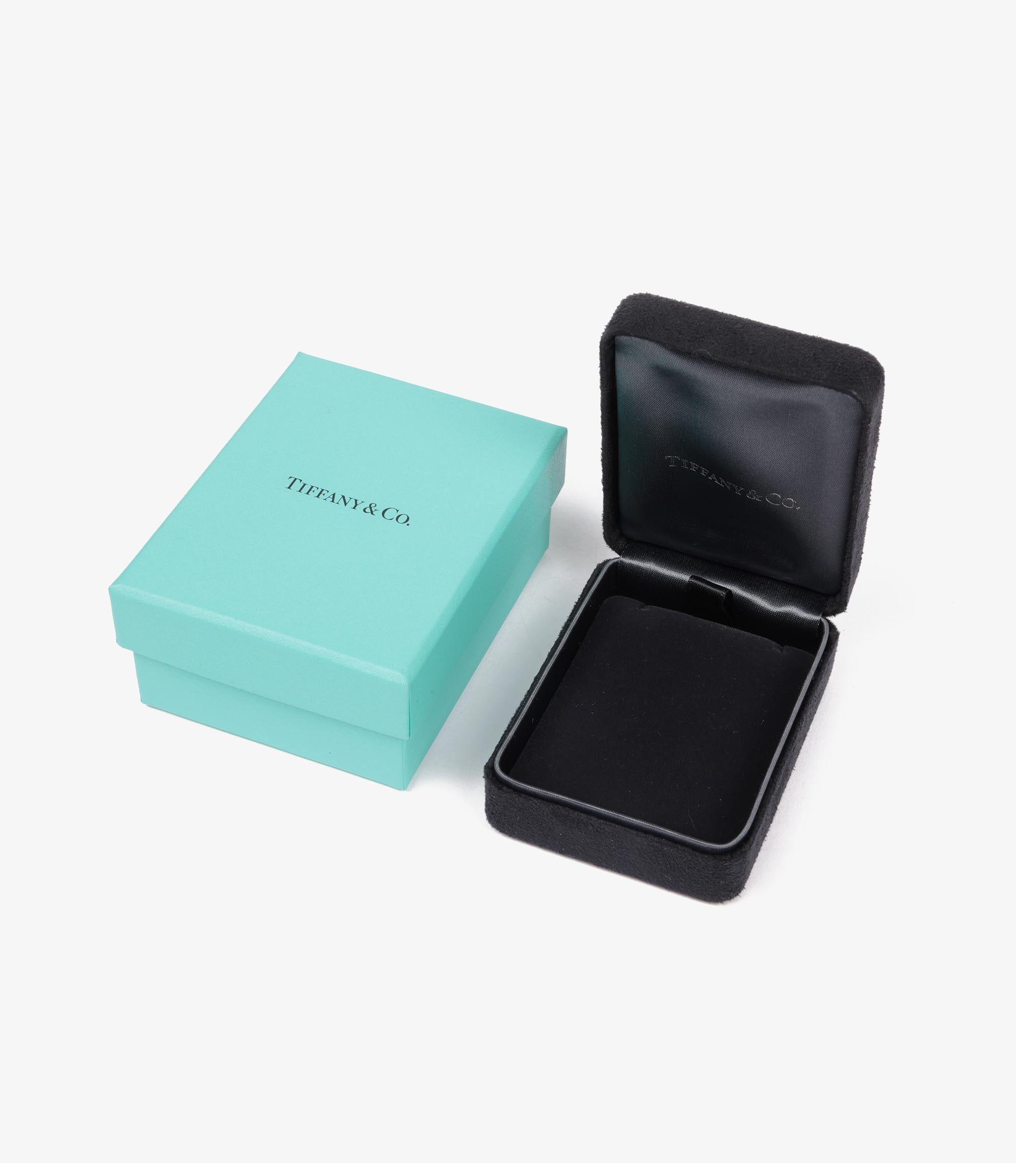 Tiffany & Co. Pendentif cœur tiffany retour à tiffany en platine pavé de diamants en vente 1