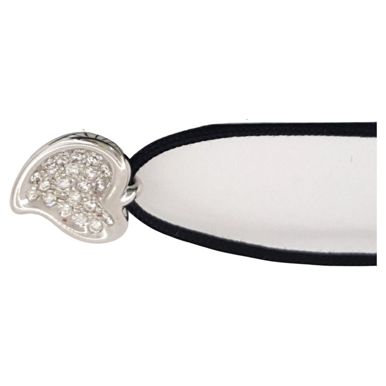 Tiffany and Co. Pave Pendant Necklace For Sale at 1stDibs