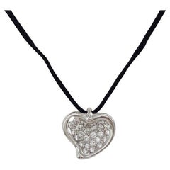 Tiffany & Co. Pave Pendant Necklace