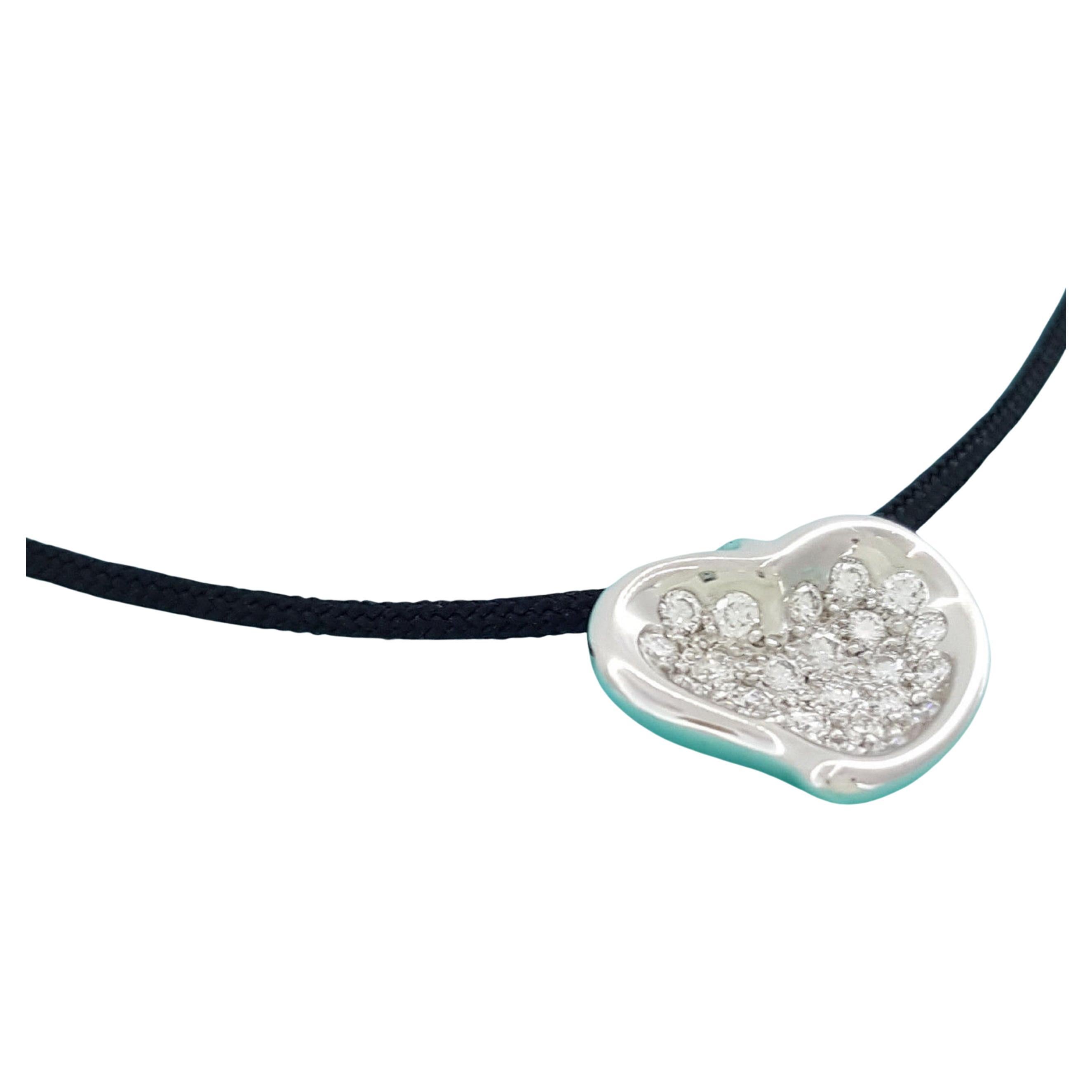 Tiffany & Co. Pave-Anhänger-Halskette (Moderne) im Angebot