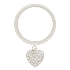 Tiffany & Co. Pavé-Set Diamond Heart Cluster Ring