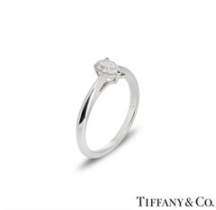 Tiffany & Co. Pear Cut Diamond Ring 0.41ct E/VVS1