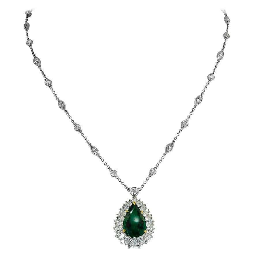 tiffany and co emerald necklace