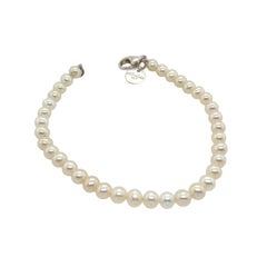 Tiffany & Co. Perlenarmband aus Sterling Silber