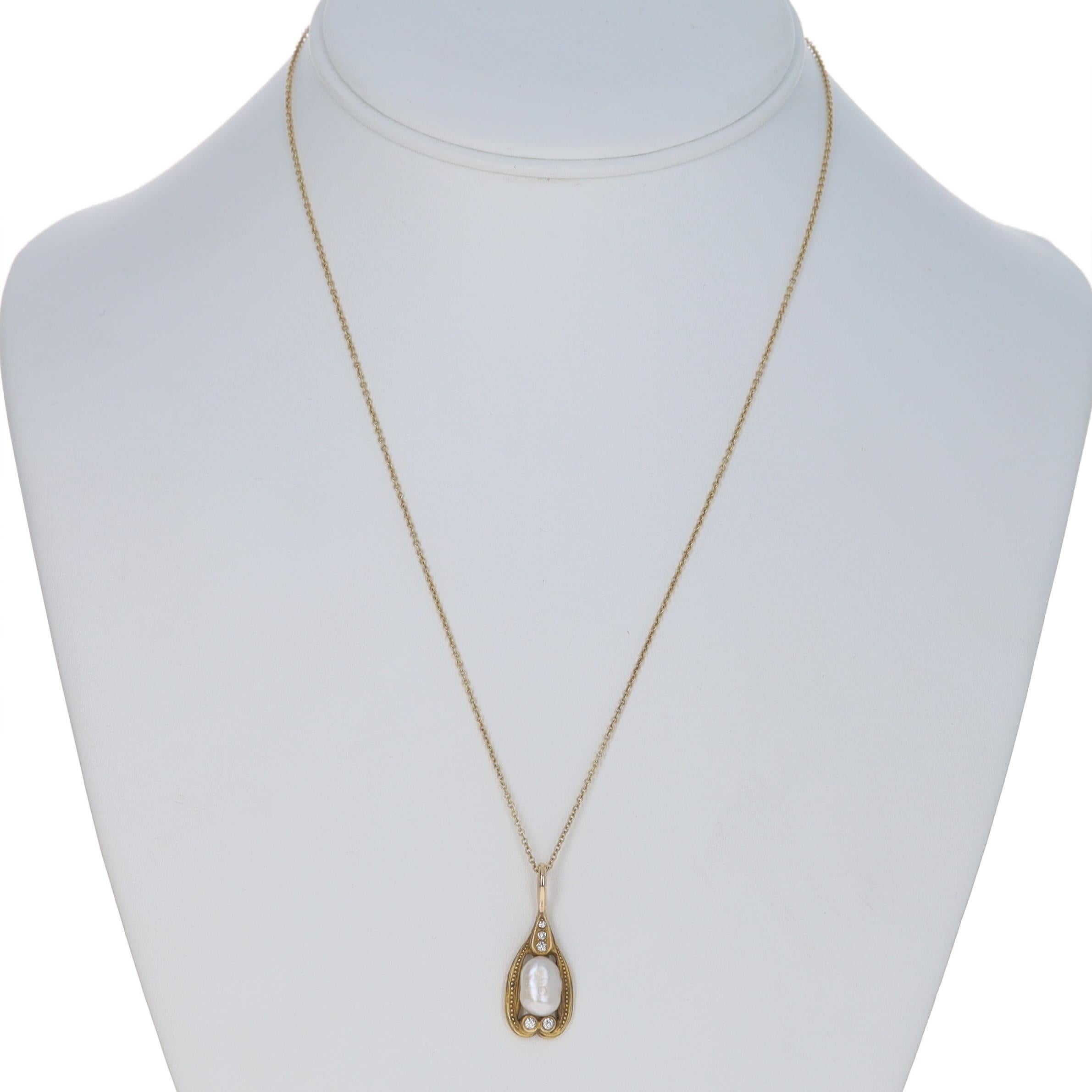 Tiffany & Co. Perla Dia Collana edoardiana da 18