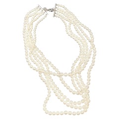 Tiffany & Co. Pearl Multi Strand Layered Necklace