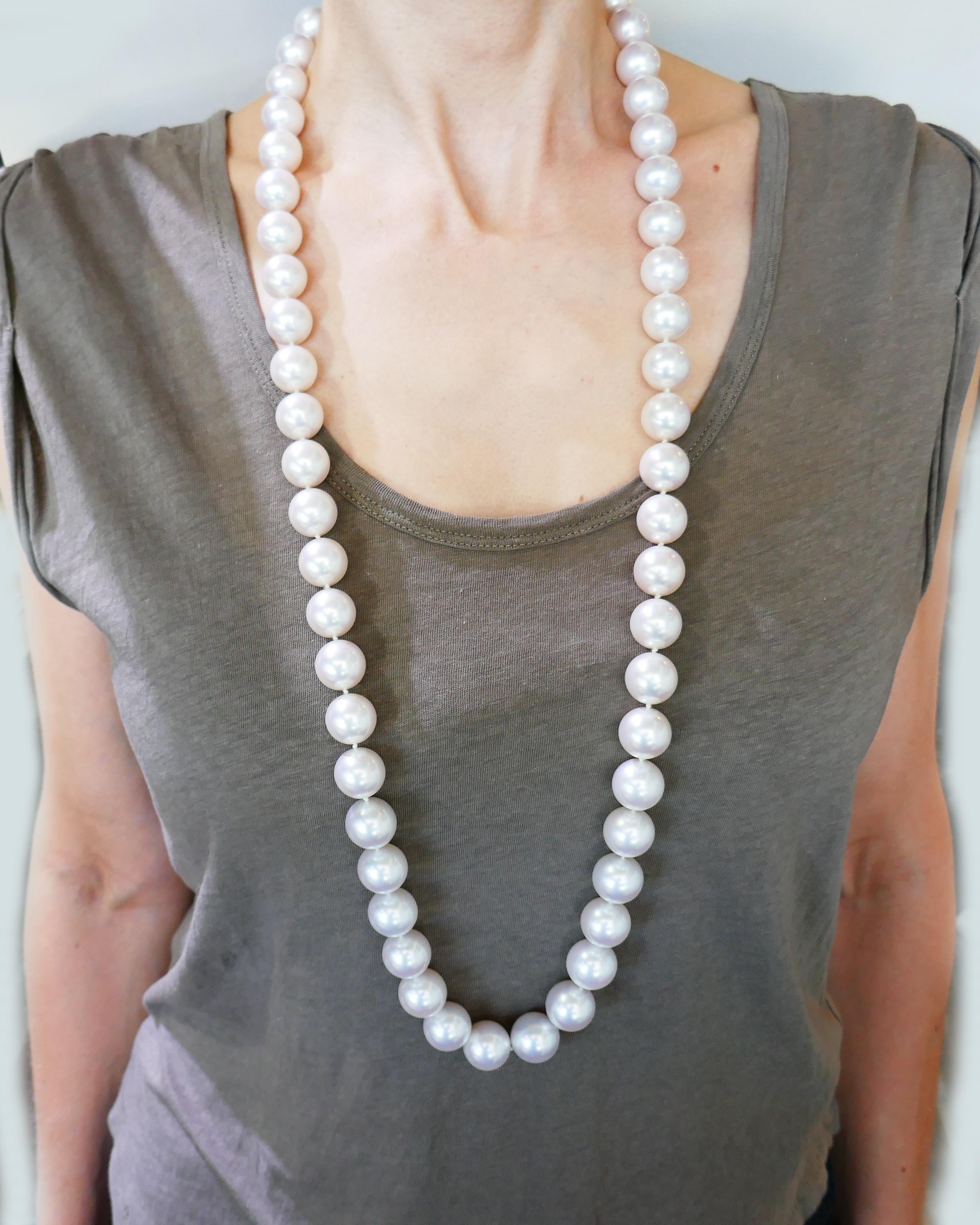 pearl and diamond necklace tiffany