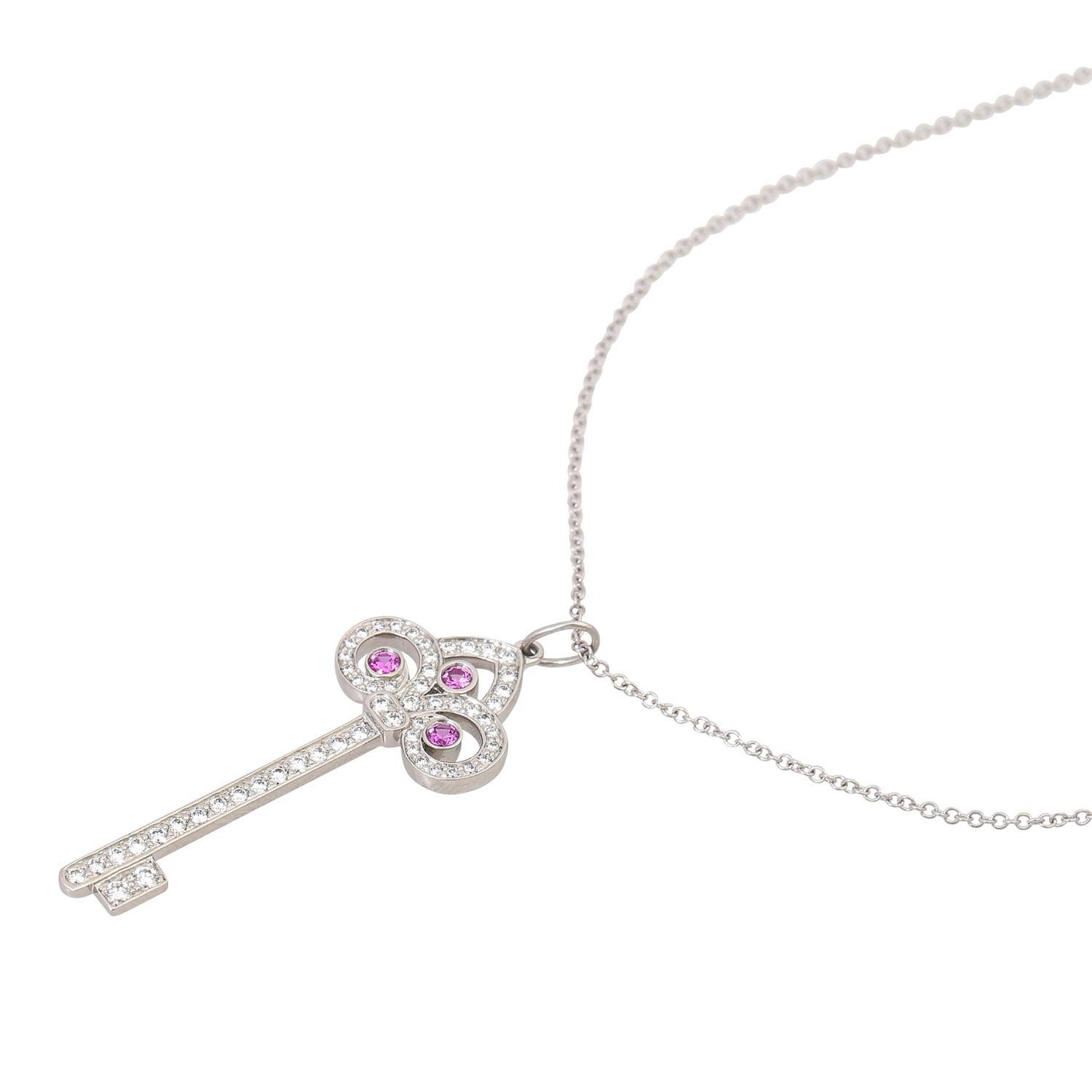 Tiffany & Co. Anhänger 'Fleur De Lis' (Brillantschliff) im Angebot