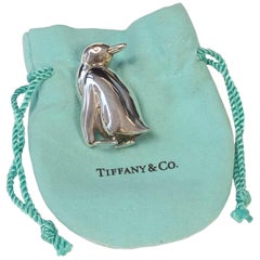 Tiffany & Co. Pinguin Sterling Skurrile Brosche