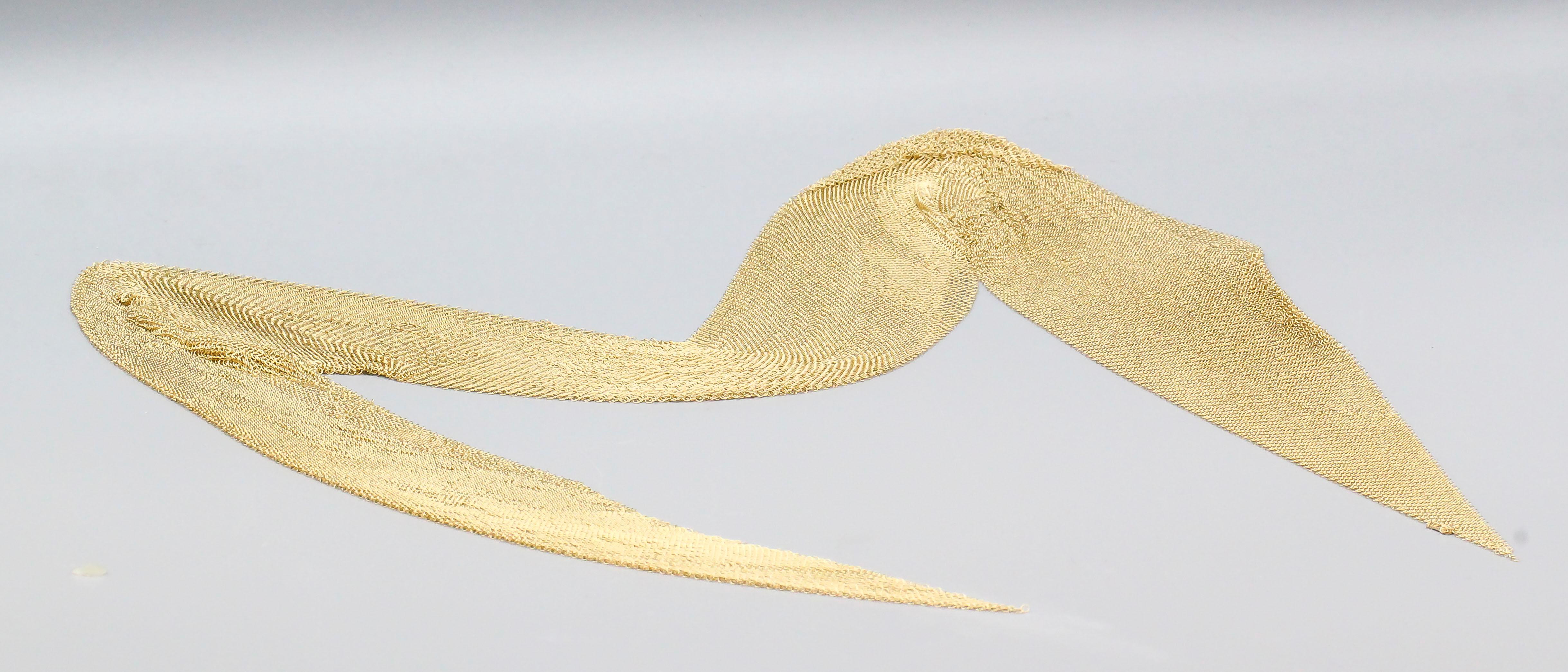 tiffany gold scarf
