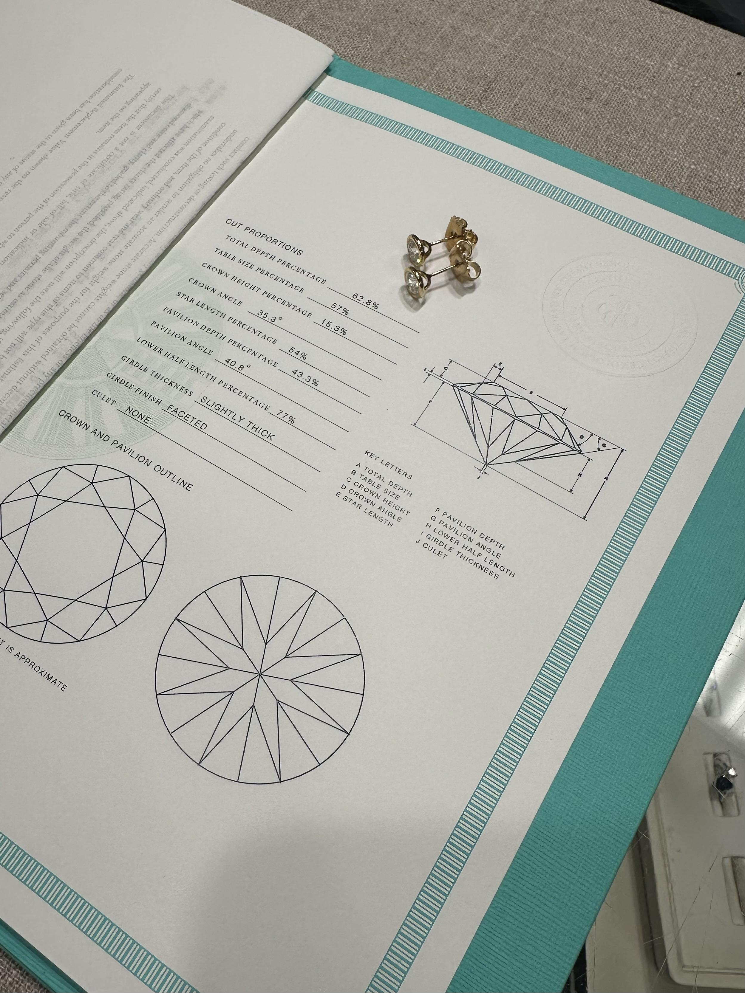 Tiffany & Co. Orecchini Peretti in oro 18 carati con diamante da 1,82 carati per metro In condizioni ottime in vendita a Montclair, NJ