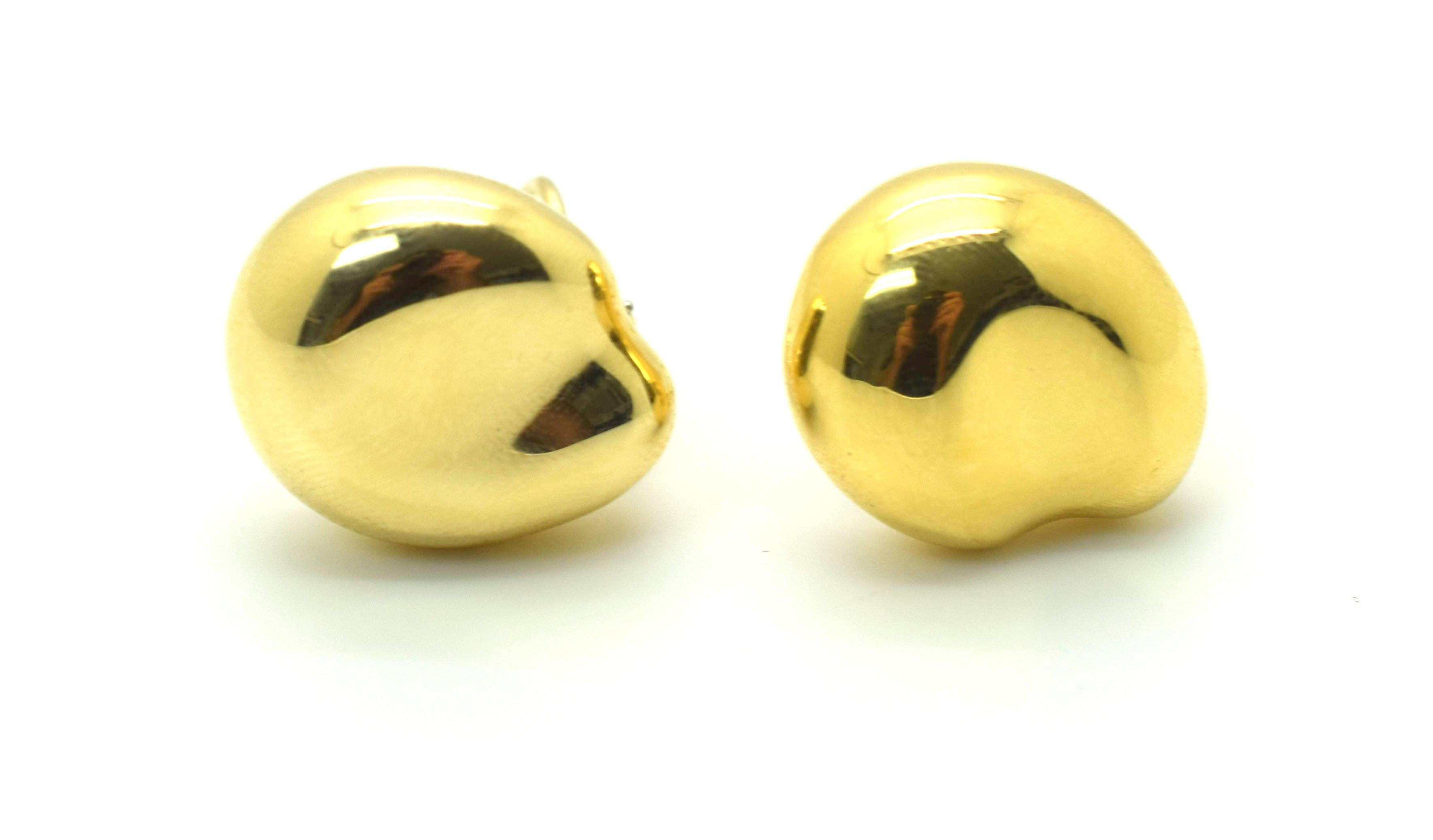 elsa peretti bean earrings