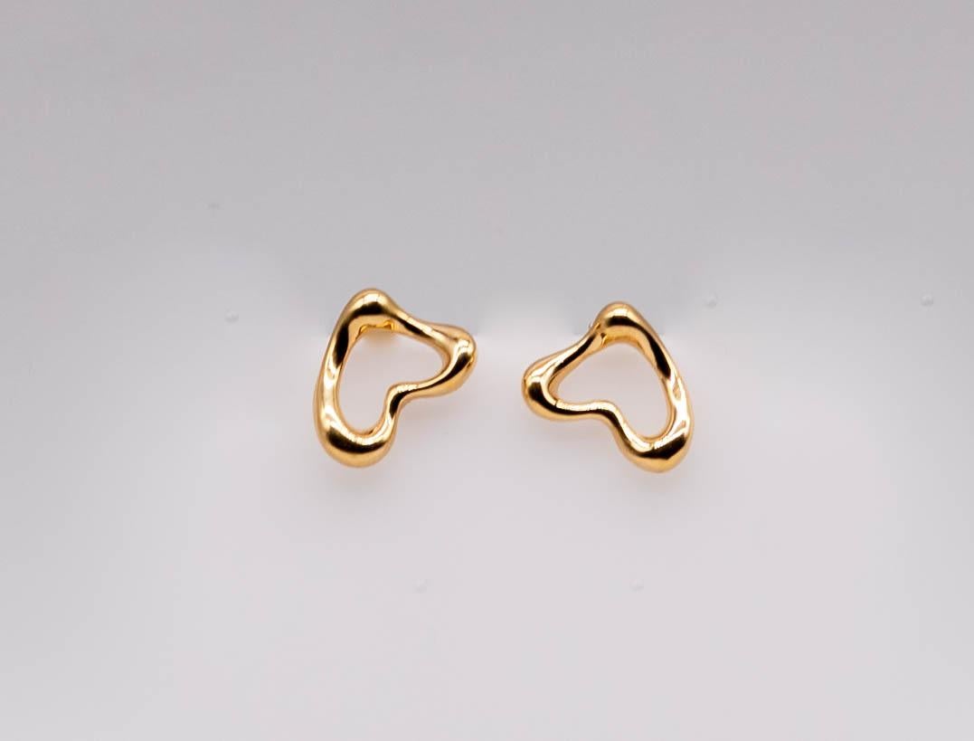 Tiffany & Co. Parure bague et boucles d'oreilles en forme de cœur abstrait Peretti en vente 1