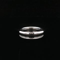 Tiffany & Co. Peretti Classic Platinum 2.75mm Wedding Band Ring w/ Original Box
