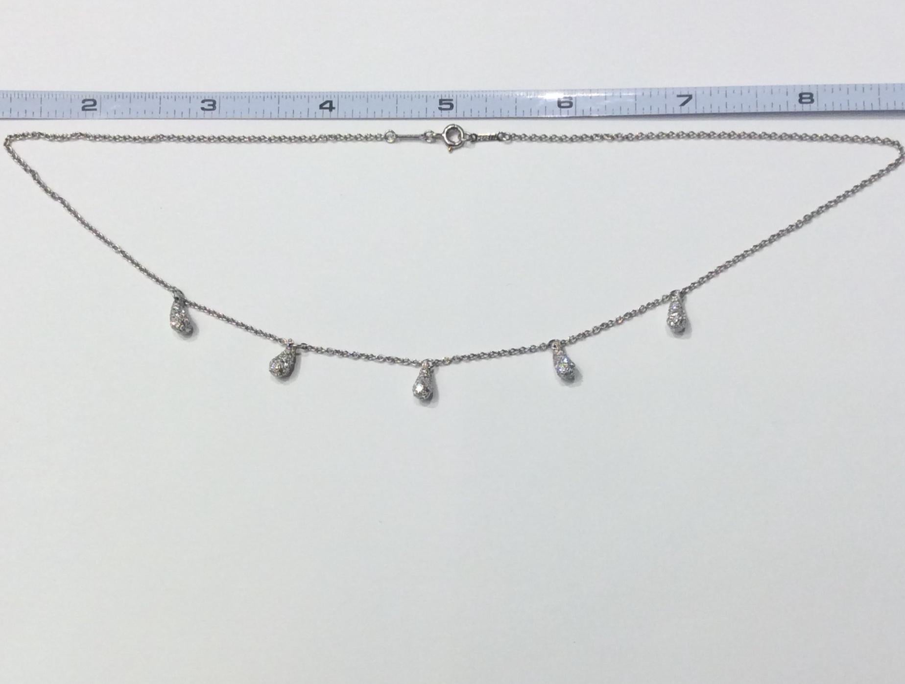 Women's Tiffany & Co. Peretti Diamond Platinum Necklace