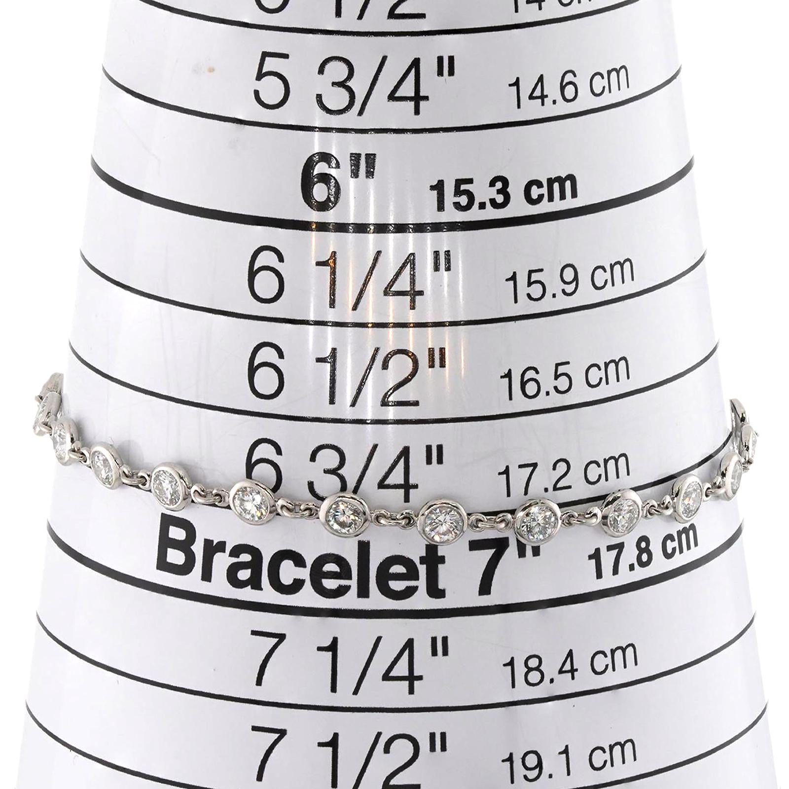 TIFFANY & CO. Platin-Diamantarmband von Peretti Diamonds by the Yard 1