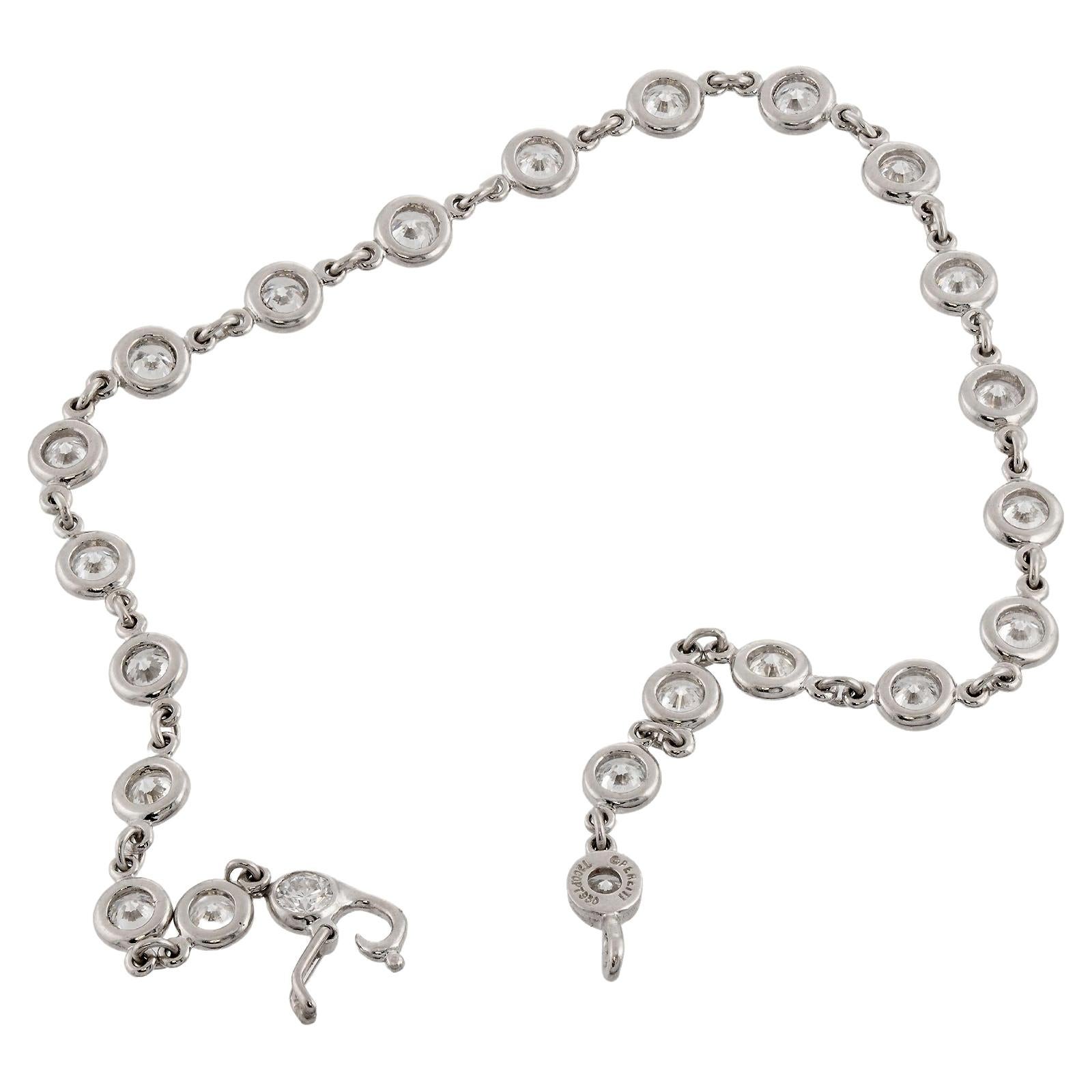 TIFFANY & CO. Platin-Diamantarmband von Peretti Diamonds by the Yard 2