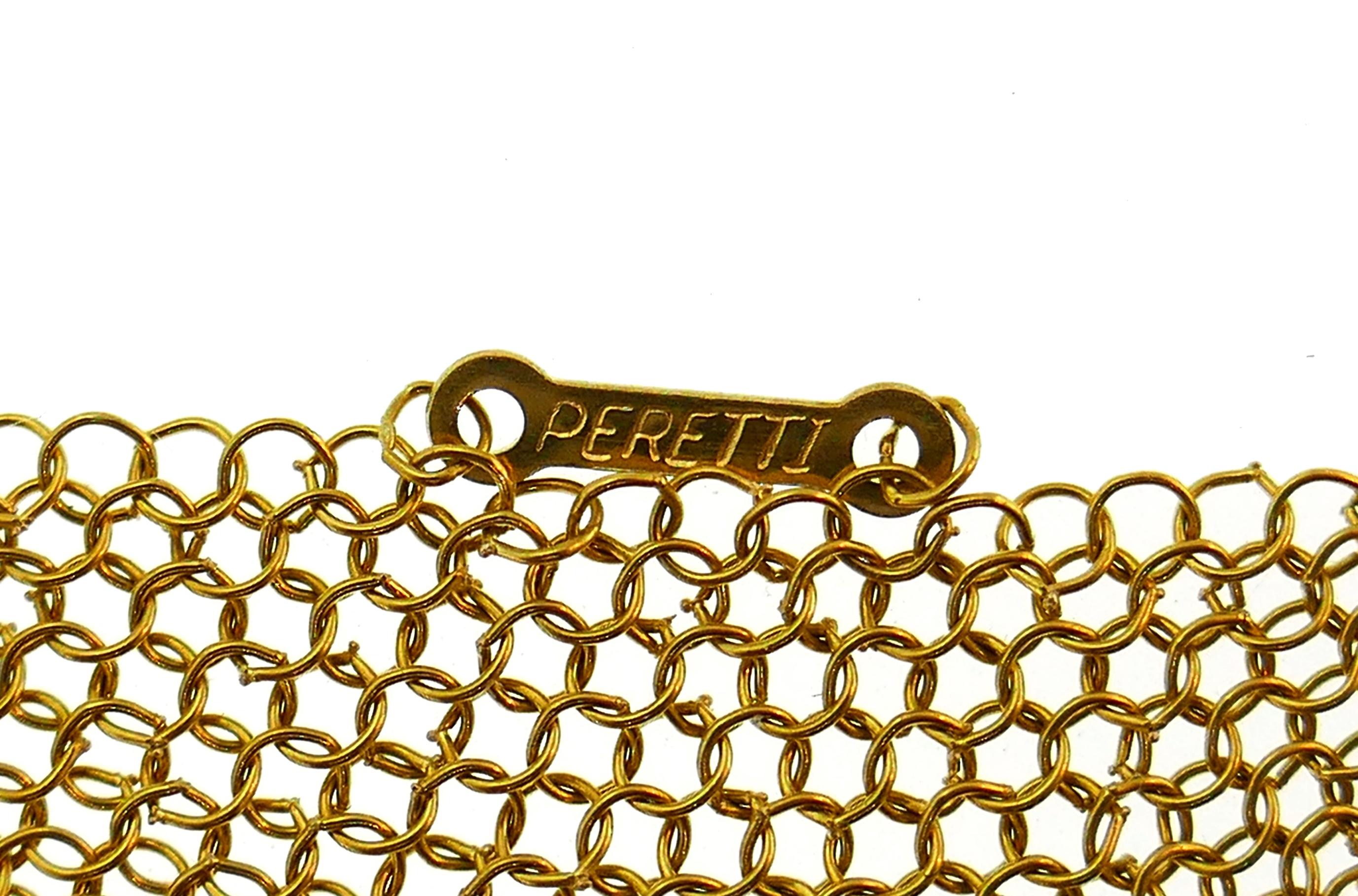 Tiffany & Co. Peretti Gold Mesh Scarf Necklace Large 1