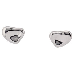 Tiffany & Co. Orecchini Peretti in platino a cuore pieno