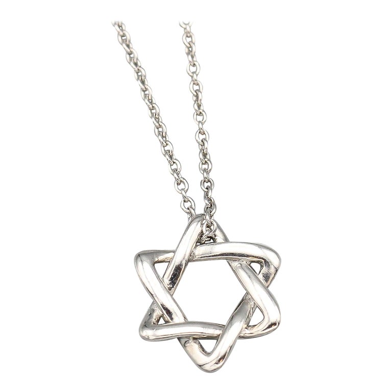 Elsa Peretti Magen David Necklace Gold Tiffany And Peretti