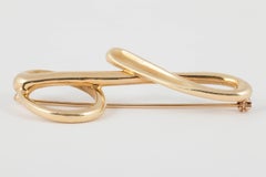 Vintage Tiffany & Co Openwork Brooch 18 Karat Gold by Peretti, USA circa 1960