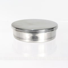 Tiffany & Co. Pewter Trinket Box