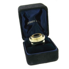 Tiffany & Co. Picasso 18K Yellow Gold Large Bezel Oval Citrine Solitaire Ring