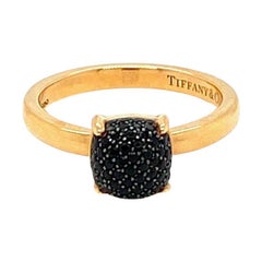 Tiffany & Co. Picasso Black Spinel Sugar Stacks 18k Rose Gold Ring - Size 5 Tiffany & Co. Picasso Black Spinel Sugar Stacks 18k Rose Gold Ring - Size 5