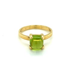 Tiffany & Co. Picasso Peridot Sugar Stacks 18k Yellow Gold Ring