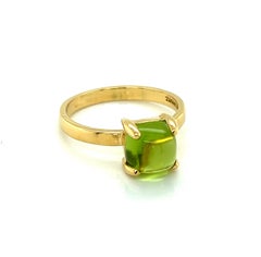 Tiffany & Co. Picasso: 18 Karat Gelbgold Ring mit Peridot-Zuckerstapeln