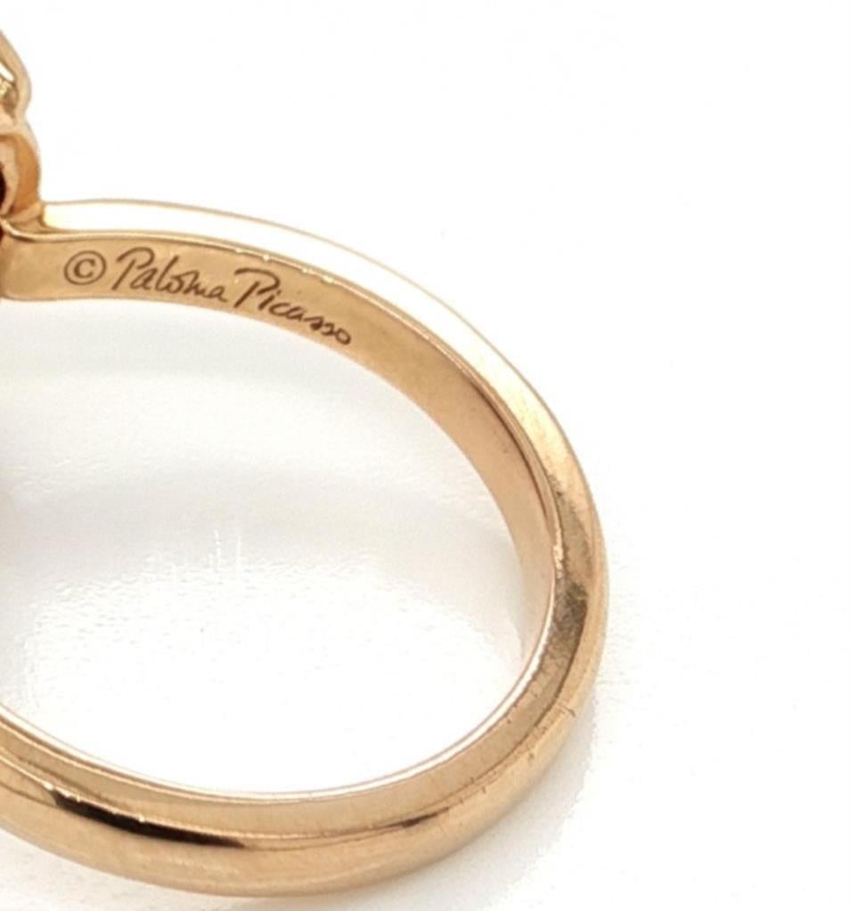 Tiffany & Co. Bague Picasso Sugar Stacks en or rose 18 carats - Taille 7 Excellent état - En vente à Boca Raton, FL