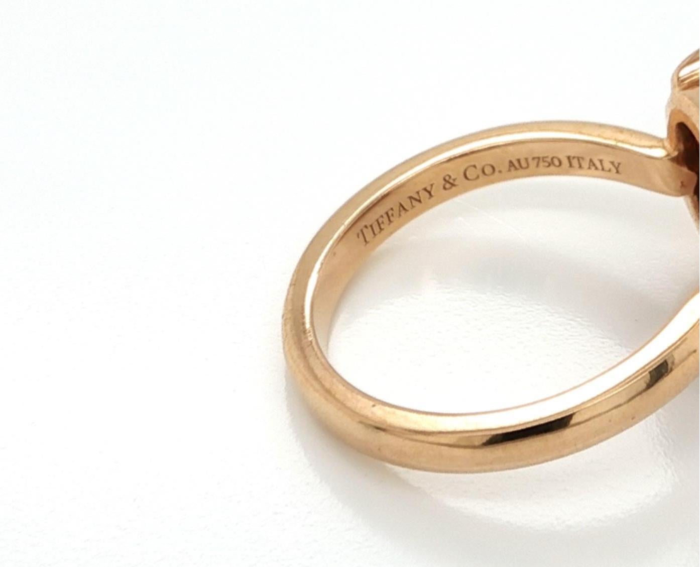 Tiffany & Co. Bague Picasso Sugar Stacks en or rose 18 carats - Taille 7 Pour femmes en vente