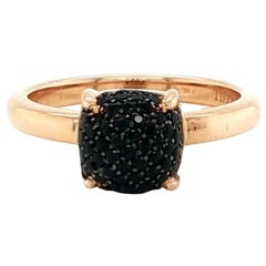 Tiffany & Co. Picasso Sugar Stacks Ring Black Spinel 18k Rose Gold Size 4.5 Tiffany & Co. Picasso Sugar Stacks Ring Black Spinel 18k Rose Gold Size 4.5
