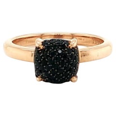 Tiffany & Co. Picasso Sugar Stacks Ring Black Spinel 18k Rose Gold Size 4.5 Tiffany & Co. Picasso Sugar Stacks Ring Black Spinel 18k Rose Gold Size 4.5