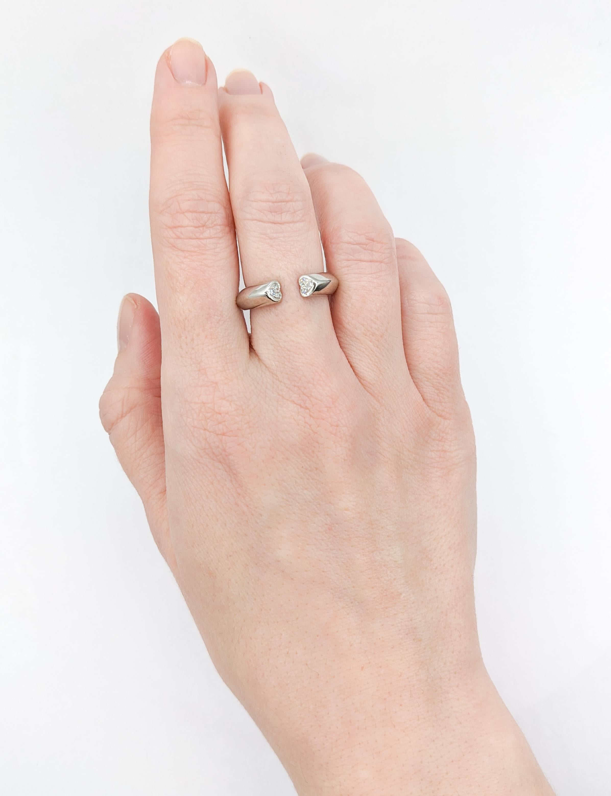 Tiffany & Co. Picasso Tenderness Herz-Ring aus Weißgold (Herzschliff)