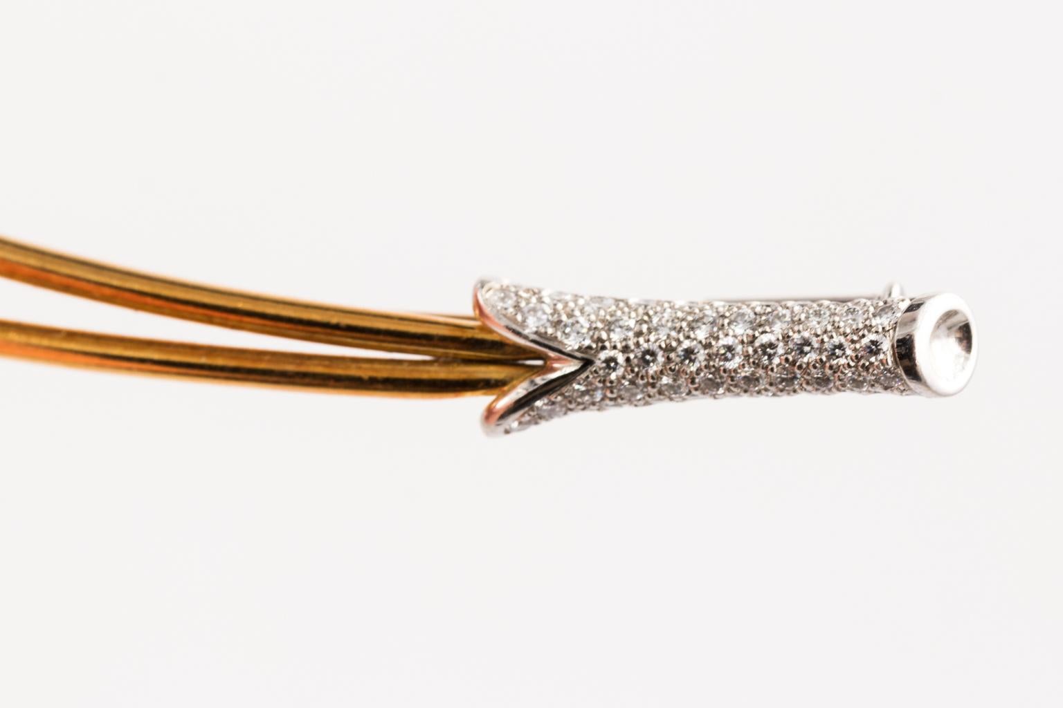Contemporary Tiffany & Co. Pine Needle Brooch by Elsa Paretti