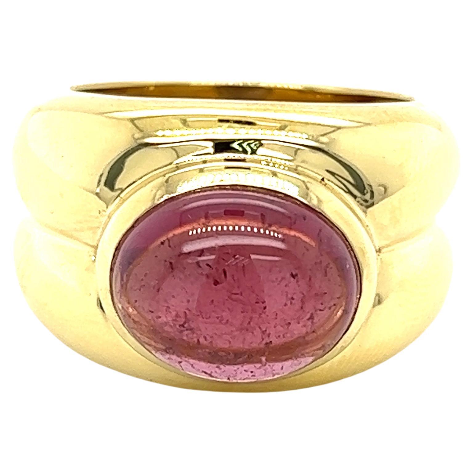 Tiffany & Co. Pinkish- Red Rubellite Tourmaline Ring For Sale