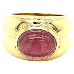Tiffany & Co. Pinkish- Red Rubellite Tourmaline Ring
