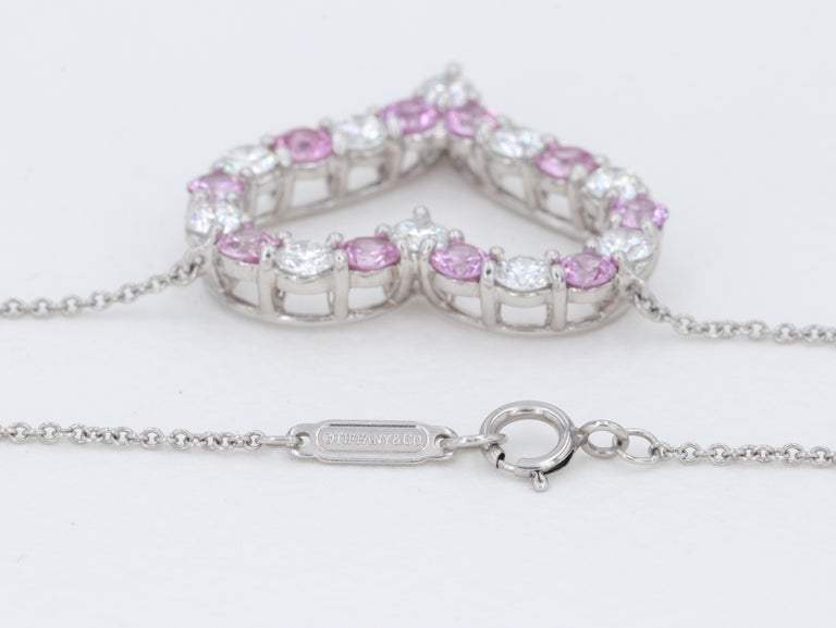 Tiffany & Co. Platinum, Pink Sapphire And Diamond Necklace Available For  Immediate Sale At Sotheby's