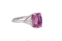 Tiffany & Co. Pink Sapphire and Diamond Ring