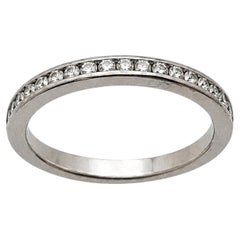 Tiffany & Co. Platinum 0.17 CT Diamond Wedding Band