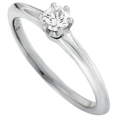 Tiffany & Co. Platinum 0.18 Carat Diamond Ring