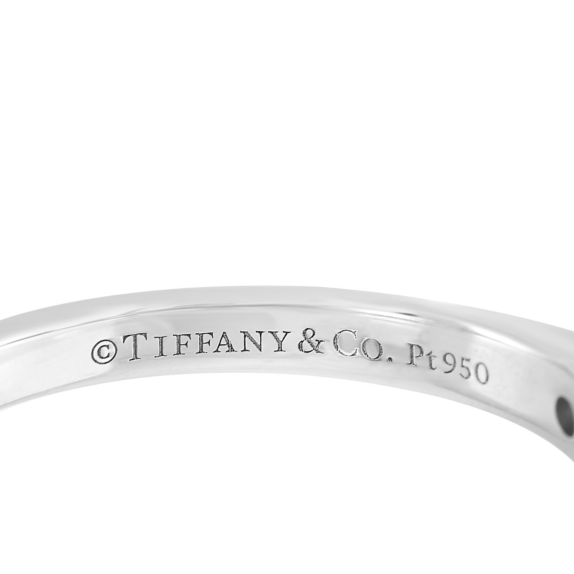 Tiffany & Co. Platinum 0.19 Carat Diamond F-VS1 Engagement Ring 1