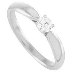 Tiffany & Co. Platinum 0.20 Carat Diamond Engagement Ring