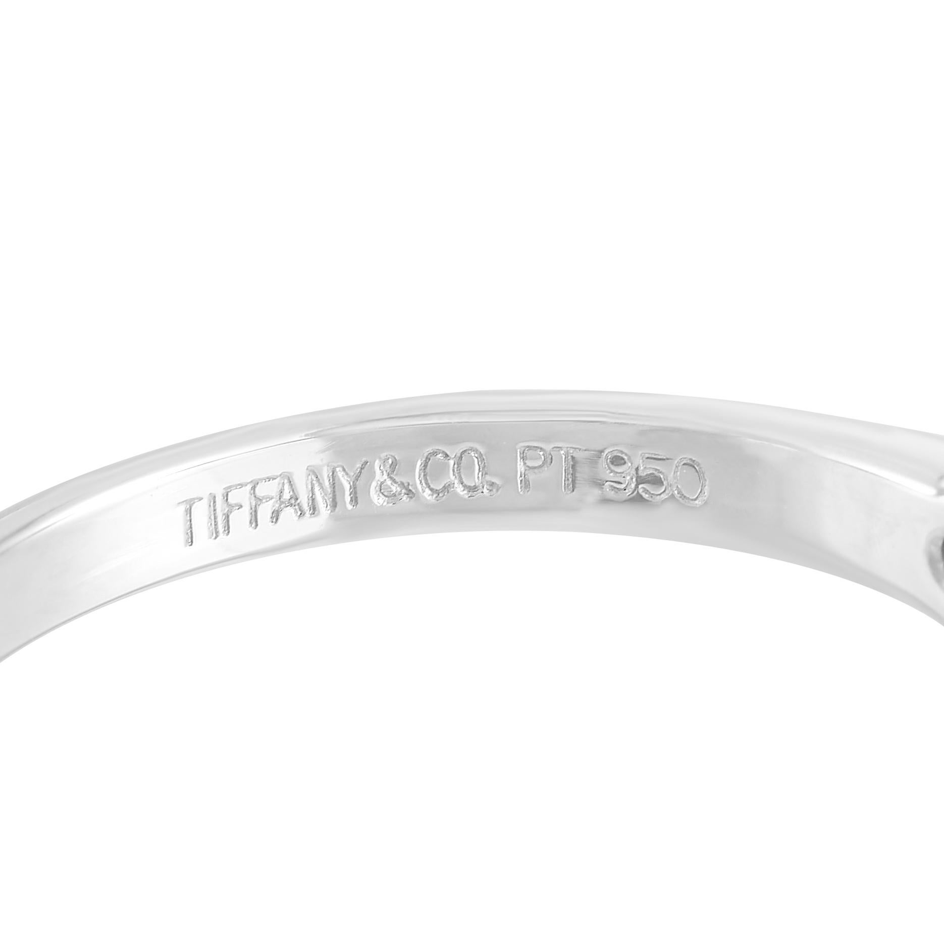 Women's Tiffany & Co. Platinum 0.30 Carat Diamond F-VS1 Engagement Ring