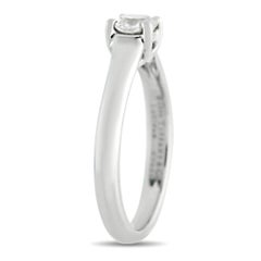 Tiffany & Co. Platinum 0.31ct Lucida Diamond Solitaire Ring TI28-050526
