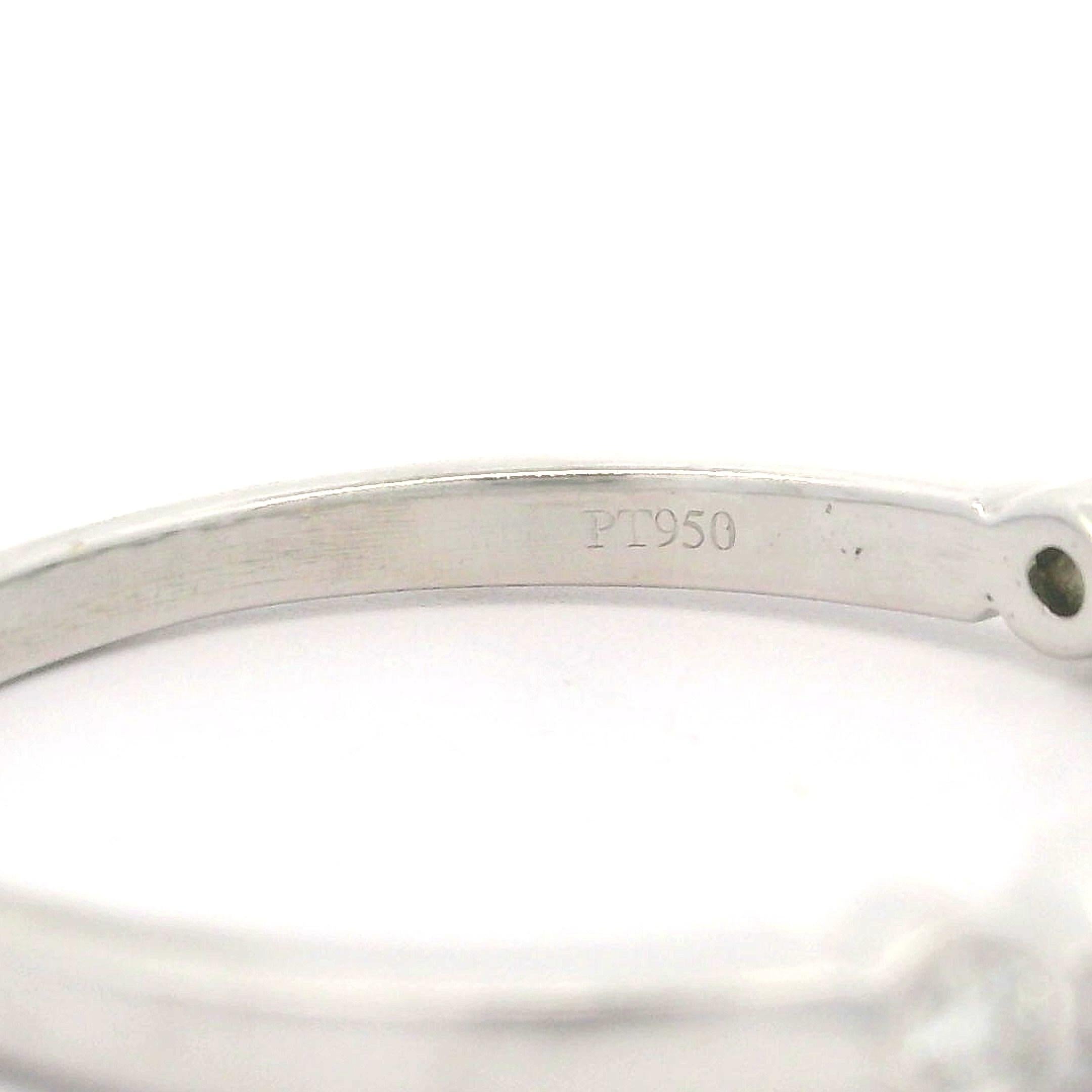 Tiffany & Co. Platinum 0.31ctw Graduated Bezel Diamond Jazz Band Ring 3