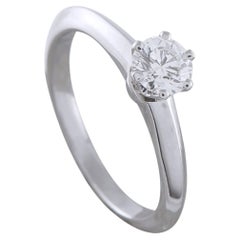 Tiffany & Co. Platinum 0.38ct Diamond Solitaire Engagement Ring TI18-031326