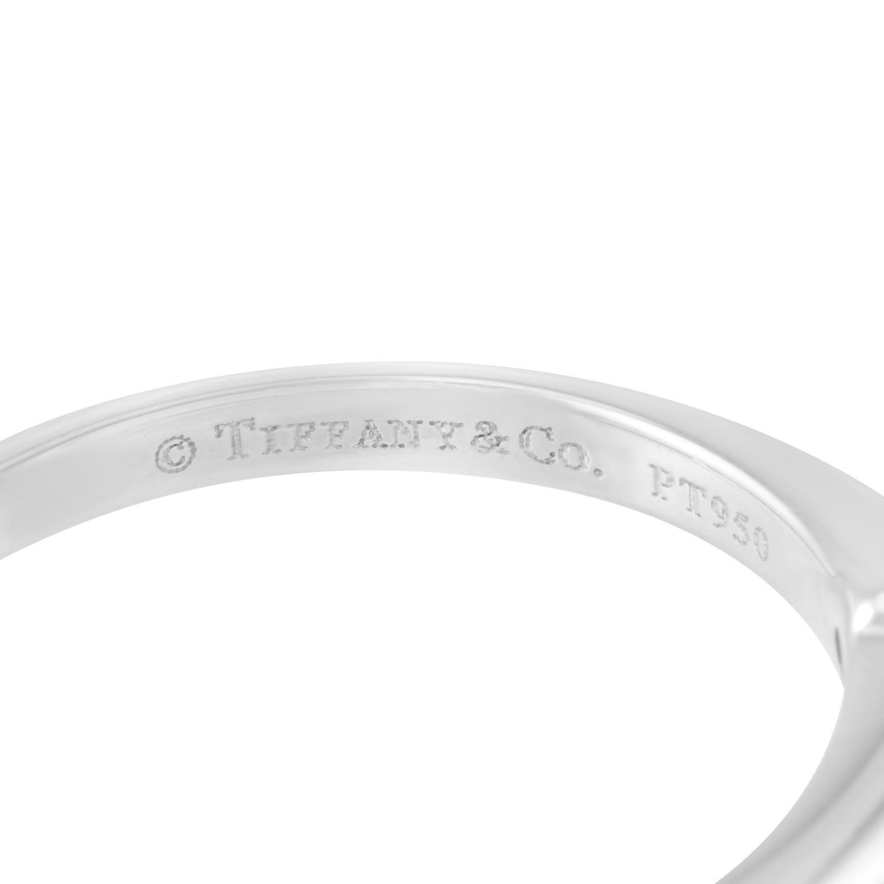 Women's Tiffany & Co. Platinum 0.39 Carat Diamond Solitaire Ring