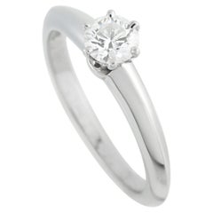Tiffany & Co. Platinum 0.40ct Diamond Solitaire Ring TI04-040926
